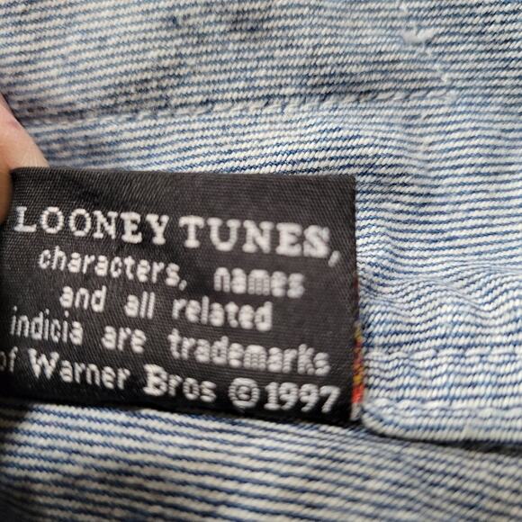 Vintage Looney Tunes Product Warner Bros. Tweety Bird Overalls 1997 Size… - Picture 14 of 14